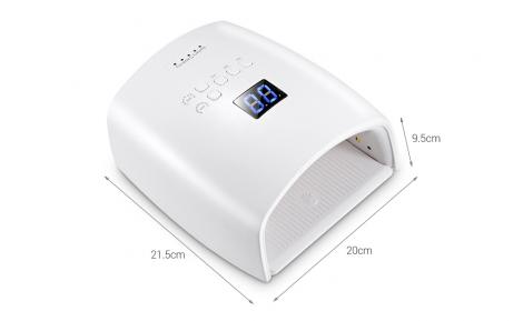 Red Light 48W Cordless UV Lamp Nail Polish Dryer Fast Drying led gel nail uv lamp