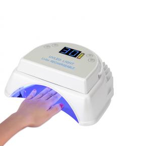 New arrivals 64w Cordless Rechargeable UV LED Nail Lamp gel uv light nail polish Machine