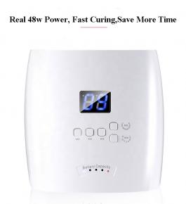 2019 cordless led lamp uv led nail 48w rechargeable cordless uv gel light wireless lamp