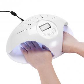 Sunuv sun7 led lamp 48W dual light uv led Nail lamp with 2 hands uv gel light