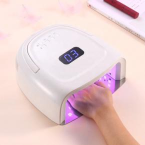 New 60W Cordless Rechargeable pink light led nail lamp uv gel polish with Carry Handle