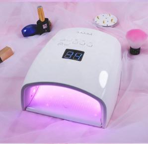 Red Light 48W Cordless UV Lamp Nail Polish Dryer Fast Drying led gel nail uv lamp