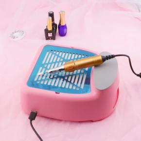3-IN-1 Nail Dust Vacuum Cleaner & Nail Drill Manicure Machine table Lamp