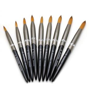 Good Quality Kolinsky Acrylic Nail Art Brush UV Gel Polish Carving Pen balck