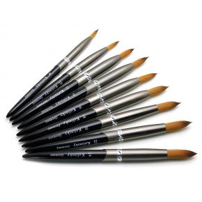 Good Quality Kolinsky Acrylic Nail Art Brush UV Gel Polish Carving Pen balck