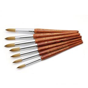 Nail Brush Acrylic Liquid Powder Kolinsky Brush Set