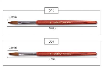 UV Gel Kolinsky Sable Acrylic Nail Art Brush