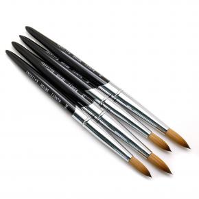Classic Style Mix Color Crstal Handle Kolinsky Acrylic Nail Brushes