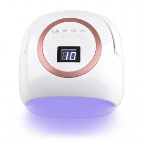 2021 Red/White Light Cordless Rechargeable Nails LED UV Lamp 72W