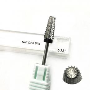 Tapered Silver Coating 7 in 1 Tungsten Carbide Nail Drill Bits