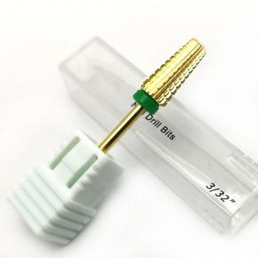 6 Typle Gold Coating Tungsten Carbide Nail Drill Bits