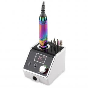 2021 NEW 35000RPM Rechargeable Desktop Nail drill machine with Foot Pedal