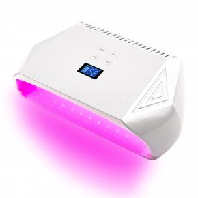 High Power 128w Pink Leds Dual hand cordless led uv nail light lamp
