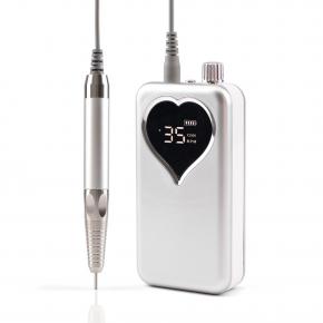 HEART-SHAPED SCREEN 85W PORTABLE AND DESKTOP BRUSHLESS 35.000RPM  NAIL DRILL MACHINE