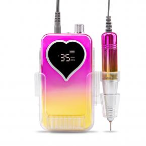 GRADIENT COLOR PORTABLE AND DESKTOP BRUSHLESS NAIL DRILL MACHINE 35.000RPM