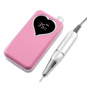 Heart-shaped screen Portable and desktop brushless nail drill 35.000RPM