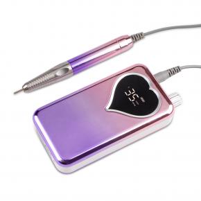 DREAMY PURPLE GRADIENT COLOR PORTABLE AND DESKTOP BRUSHLESS NAIL DRILL MACHINE 35.000RPM