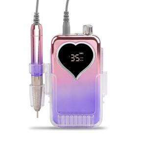 DREAMY PURPLE GRADIENT COLOR PORTABLE AND DESKTOP BRUSHLESS NAIL DRILL MACHINE 35.000RPM